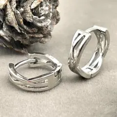 フープピアス メンズ シルバー925 リングピアス 新品 人気【PN267-2】