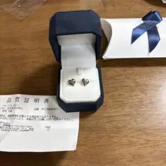 チタンピアス　シルバーハート