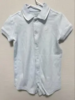 ラルフローレン　ポロシャツロンパース　6M 70cm ベビーブルー
