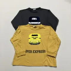 SUPER EXPRESS 電車Tシャツ 110cm 2枚組