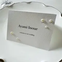 【NEW席札】　結婚式　シンプル　人気　ウェディング　ペーパーアイテム