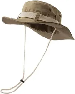 帽子 男女兼用サファリハット バケットハット アドベンチャーハット つば広 夏