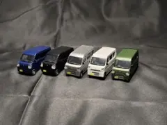 1/64 EVERY エブリイ コレクション バンタイプ ミニカー 5台セット
