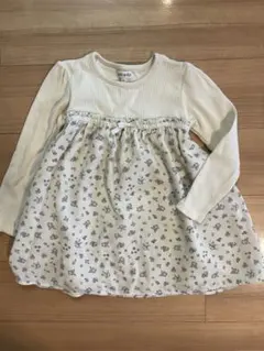 シューラルー　花柄長袖カットソー 120cm