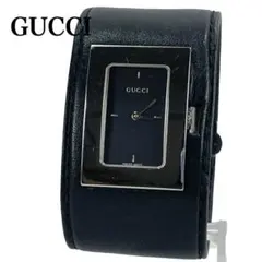 稼動品 GUCCI グッチ 7800L レザーバングル レディース 腕時計 - メルカリ