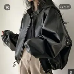 ライダースジャケット オーバーサイズ