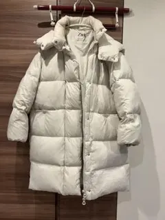 リアル羽毛！ZARAホワイトダウンジャケット