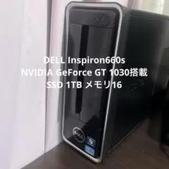DELL Inspiron660s NVIDIA GeForceGT1030搭載