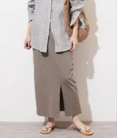 【新品】ジャーナルスタンダードレリューム コットンタイトスカートグレー