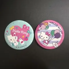 Hello Kitty ハローキティ 缶バッジ 2個セット セリア ダイソーのサムネイル