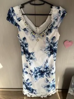 ドレス　キャバクラ　花柄