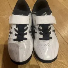 ASICS 野球 スパイク ホワイト/ネイビー　19センチ