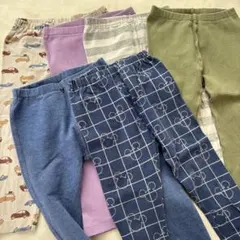 ユニクロ　レギンスパンツ10分丈　90cm ６枚セット