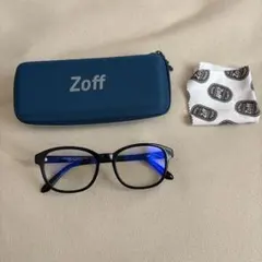 Zoff ブルーライトカット クリアレンズ 度なし 伊達メガネ　眼鏡