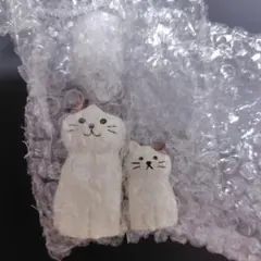 デコレ　コンコンブル　親子　蚊遣り＆火消しマスコット　みけねこ　猫