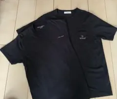 ダンロップとコムサデモード　メンズ黒Tシャツ2枚M