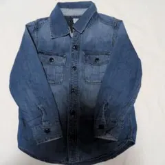 baby Gap デニム長袖シャツ 110cm