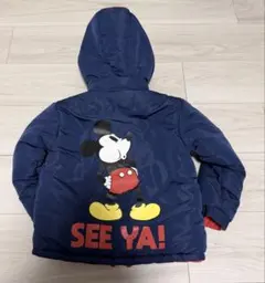 x-girl ディズニー　ミッキーマウスダウンコート 100cm