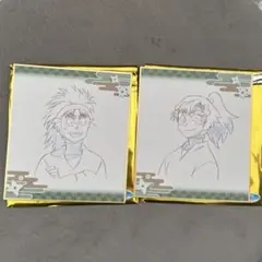 忍たま乱太郎　体験展　原画ミニ色紙　善法寺伊作 七松小平太