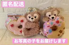 新品 ダッフィー　シェリーメイ　ぬいぐるみバッジ　２点　フィルドウィズジョイ