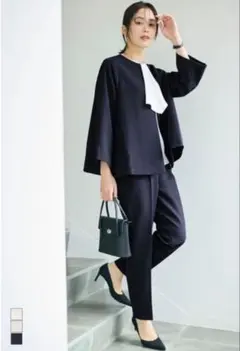 新品【Sサイズ】coca2点セットダブルクロススーツ　ネイビー