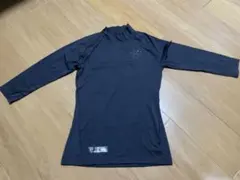 黒 七分袖タートルネック アンダーシャツ