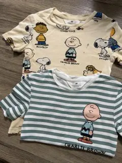 スヌーピー Tシャツ 2枚セット