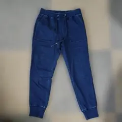 GU デニムスウェットイージーパンツ ジョガーパンツ　Lサイズ