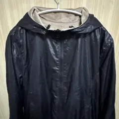 ユニクロUNIQLOリバーシブルパーカー ブルゾンフード付きジャケット