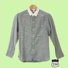 値下 RED BUTTON シャツ M ブルー 202-0714