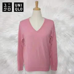 UNIQLO ユニクロ コットンカシミヤ Vネックセーター ニット XL