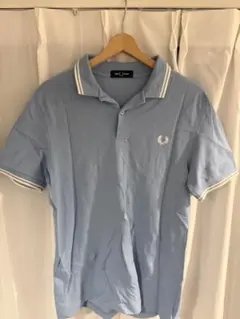 FRED PERRY ライトブルーポロシャツ M