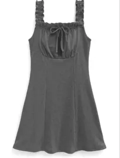 グレイル　カップ付きフリルリボンミニワンピース　dk1242