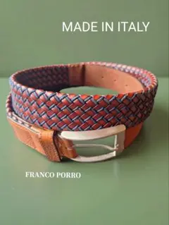 ETRO メッシュベルト 編み込み レザー ブラック ブラウン ETRO メッシュベルト 編み込み レザー ブラック ブラウン - メルカリ