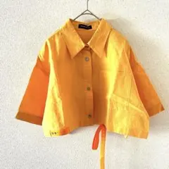 【美品】MAISONSPECIAL メゾンスペシャル リネン コットン シャツのサムネイル