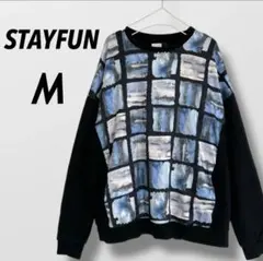 STAYFUN スウェット M ゆったり トレーナー ユニセックス /J038#