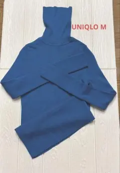 UNIQLO エクストラファインメリノリブタートルネックセーターウール100%