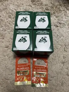 ミセスグリーンアップル　グラス４個セット　ミセスステッカーおまけ付き