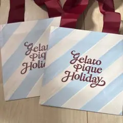 Gelato Pique Holiday ショップ袋 2枚セット