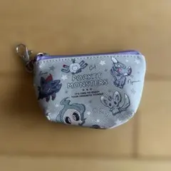 ポケットモンスター ポーチ グレー 紫