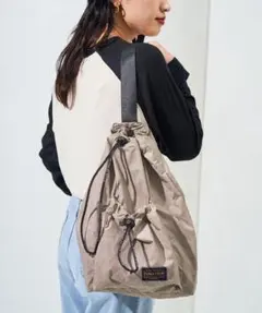 フリークスストア別注PENDLETON 巾着型 ショルダーバッグ ベージュのサムネイル