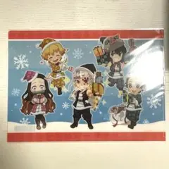 【未使用】　鬼滅の刃　クリアファイル　1枚　クリスマス　宇髄天元　炭治郎　禰豆子