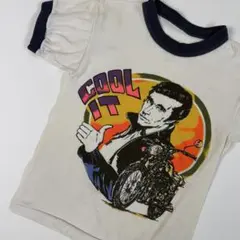 キッズヴィンテージ バイカープリントリンガーTシャツのサムネイル