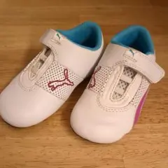 Puma ベビー スニーカー ホワイト/ブルー/ピンク