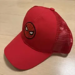 【新品】GAP キッズ　スパイダーマン　メッシュ　キャップ　帽子　赤　レッド