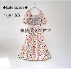 未使用タグ付き✨♠︎kate spade♠︎ワンピース フラワープリント
