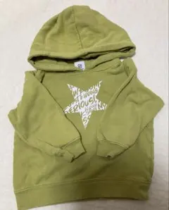 デビロック 95 パーカー トレーナー イエロー グリーン カジュアル フード