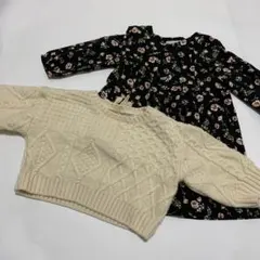 ブリーズ　ブランシェス　ニット　ワンピース　セット