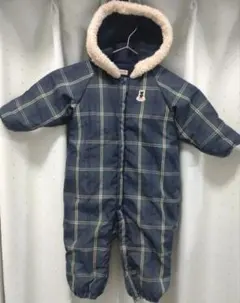 ミキハウス　チェック柄　ツーウェイオール