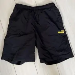 PUMA 黒 ハーフパンツ 160 ナイロン生地